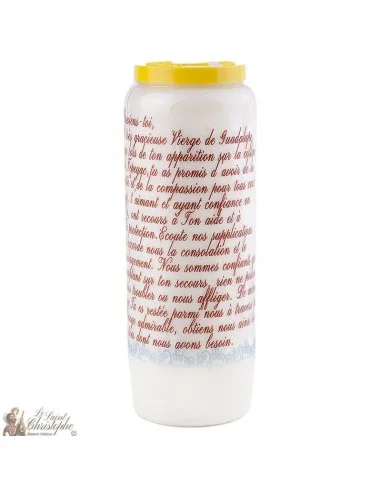 Bougie Neuvaine à Notre Dame de Guadaloupe - prière français