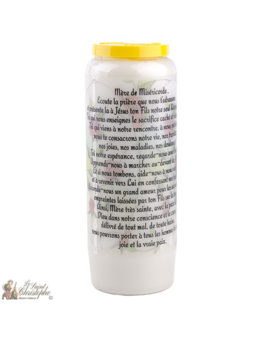 Bougie Neuvaine  à Pellevoisin - prière  français