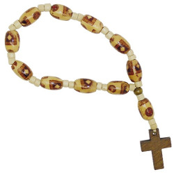Elastisches Holz-Tenainier-Armband