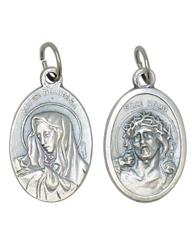 Medaille Ecce Homo mit der Jungfrau Maria