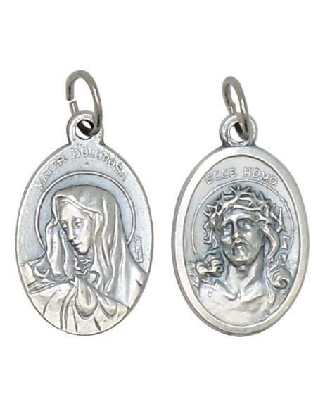 Médaille ECCE HOMO avec Vierge Marie