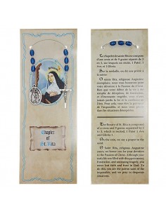 Chapelet Sainte Rita pochette prière