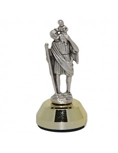 Statue Holy Christopher magnet for car - 4,5 cm