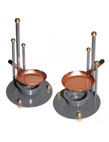 Modern incense burner with candle