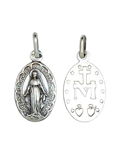 Medaille van de Wonderdoende Maagd - 925 zilver