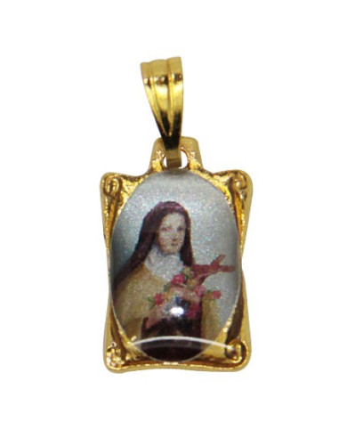 Medaille der Heiligen Therese – rechteckig