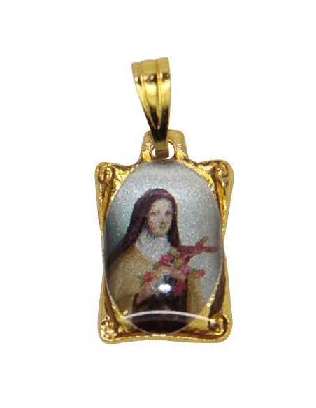Medaille der Heiligen Therese – rechteckig