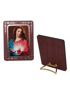 Wooden frame of the Sacred Heart of Jesus