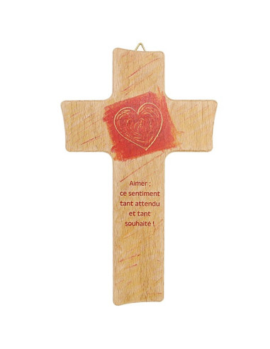 Holzkreuz für Zuhause, Familie, Paare, Hochzeit