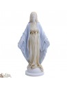 Colored Miraculous Virgin Statue in Alabaster - 23 cm