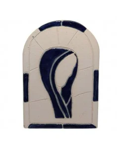 Portrait of the Virgin Mary Terracotta Icon