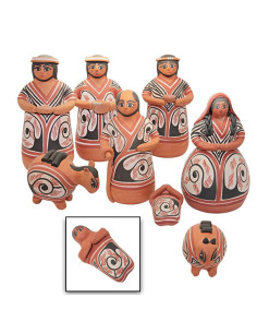 Krippe aus Venezuela 'Pre columbian'