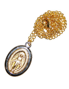 Medaglia della Vergine Miracolosa con catena