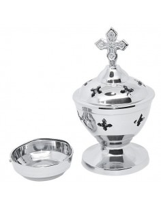 Church Censer table with silver cross