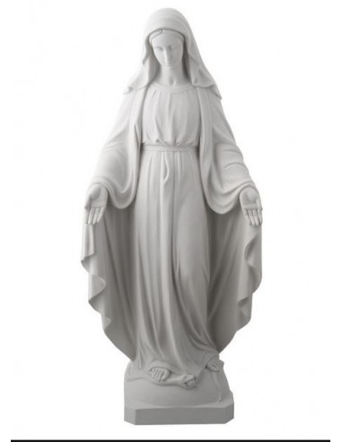 Wunderbare Jungfernstatue aus Alabaster - 17,5 cm