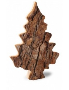Decoratieve kerstboom van echt hout
