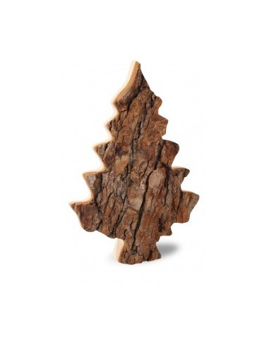 Dekorativer Weihnachtsbaum aus echtem Holz