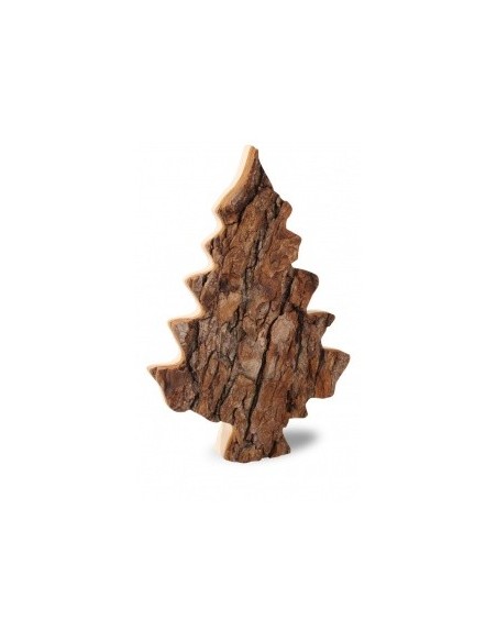 Decoratieve kerstboom van echt hout