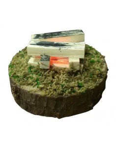 Feu de bois lumineux led - 7 cm