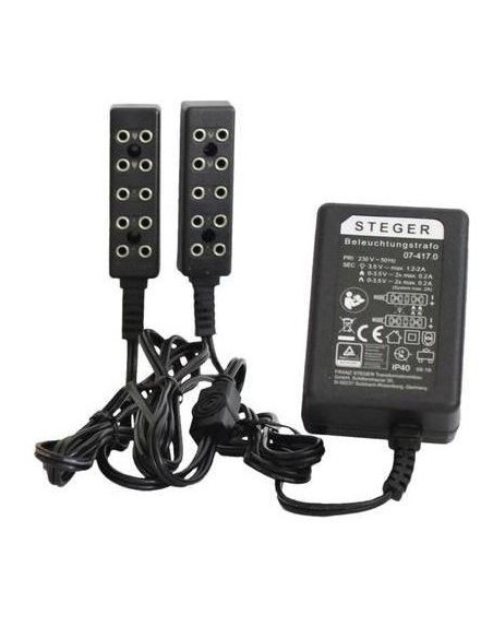 Trasformatore 3.5 v 1 lampeggiante -1 Luce fisso