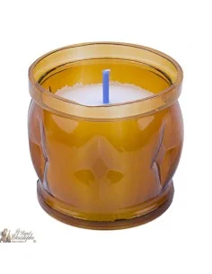 Orange votive night candle