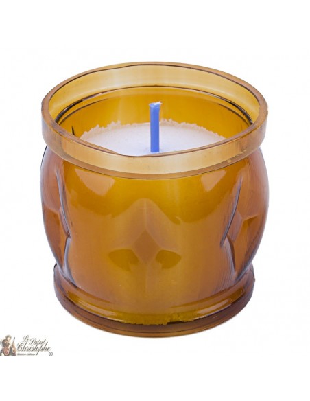 Orange votive night candle