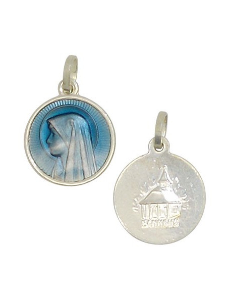 Jungfrau von der Armen der Banneux-Medaille und kleine Kapelle