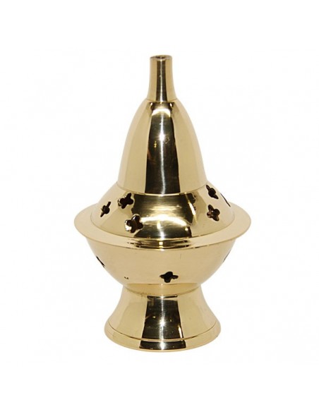 Shiny copper censer - height 10 cm