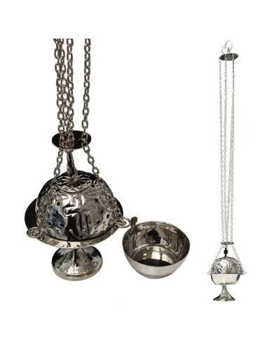 Censer carved with crosses and chains