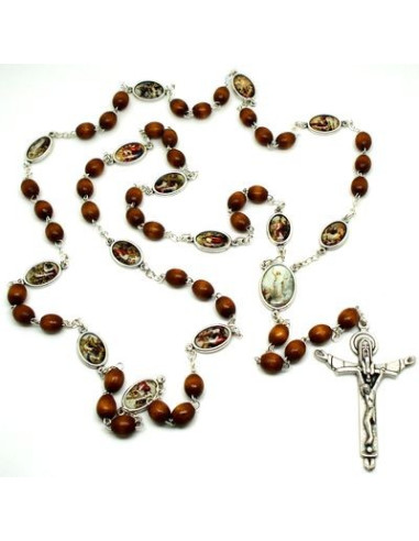 Religiöses Rosenkranz Bastelzubehör Set - 30 Teile Mit Heiligen-Medaillons & Kristall-Kreuzen Für DIY