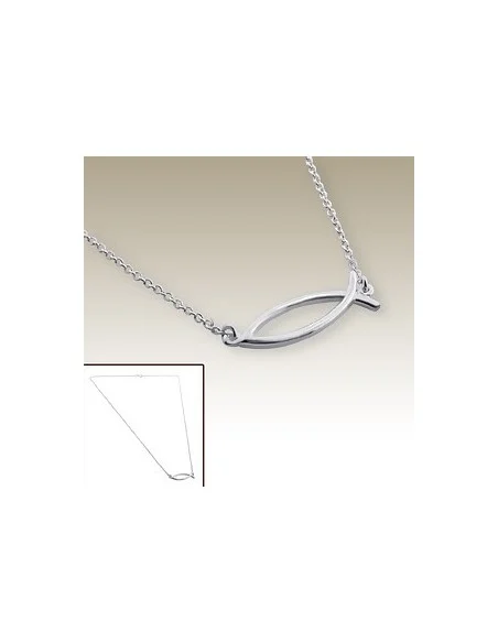 Collier poisson signe religieux - Argent 925