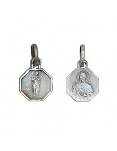 Medaille der Jungfrau der Armen von Banneux N.d. - antikes 925er Silber