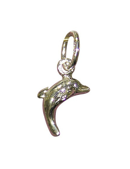 Mini colgante de delfines - Plata genuina 925