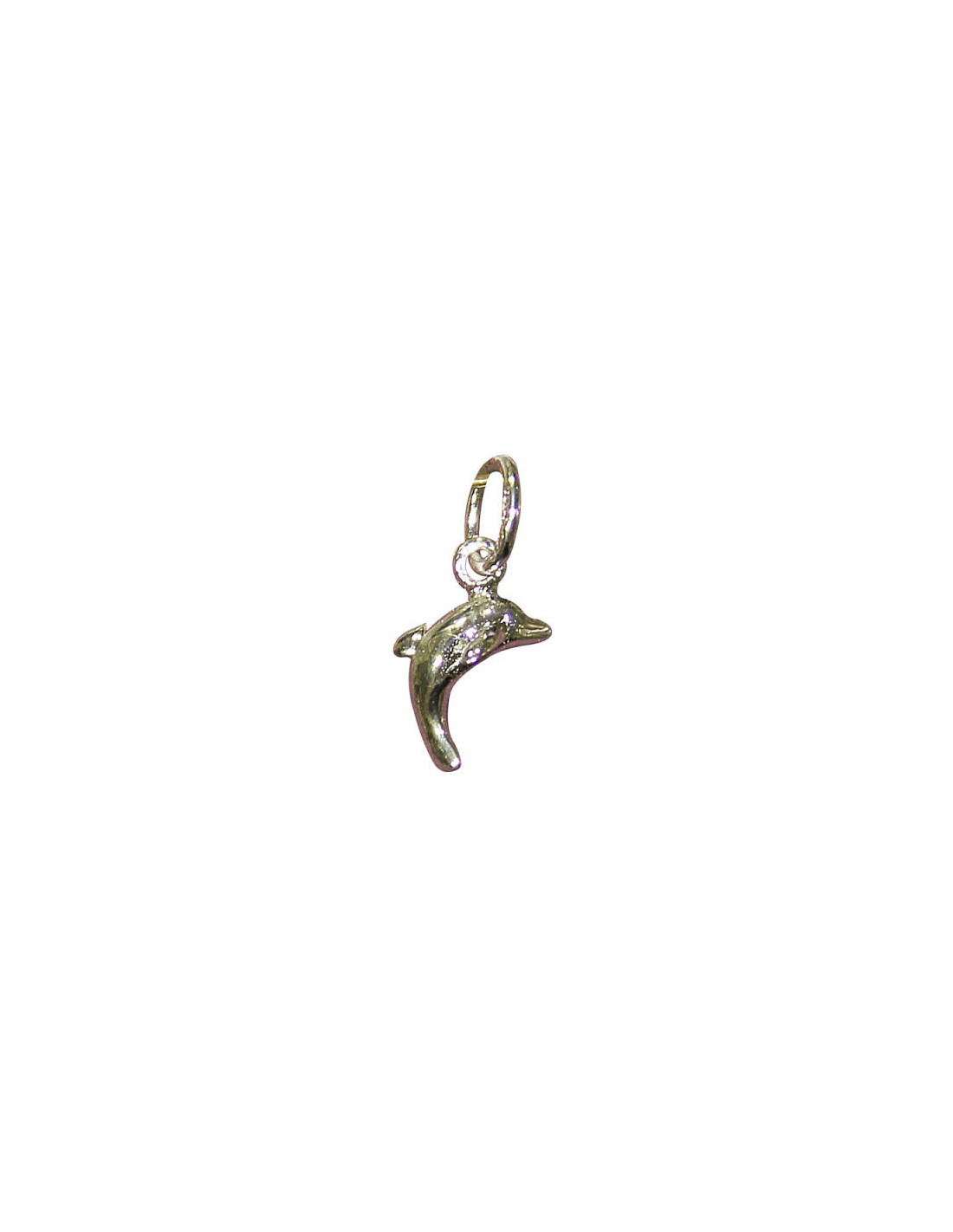 Pendentif dauphin en argent - bijoux de la mer - Bijou artisanal