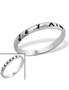 Anillo te quiero, I love You - plata 925