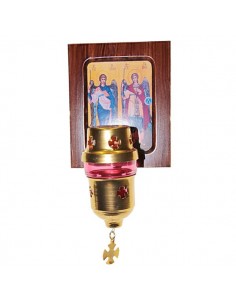 Frame Icon Greek lamp - orthodox