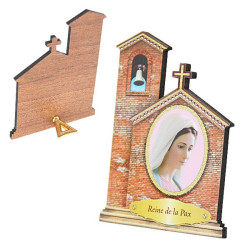 Frame of the Madonna of Medjugorje in Church form