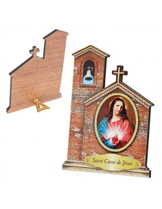 Frame to the Sacred Heart of Jesus in the form of Church