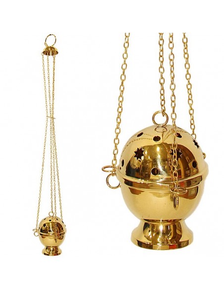 Censer a stella di rame da appendere
