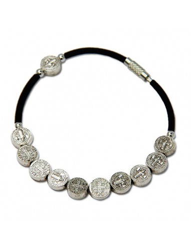 Bracelet Saint Benoit metal black