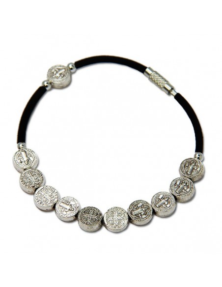 Armband Saint Benoit Metall schwarz