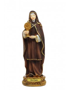 Statue Sainte Claire - 14 cm