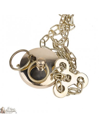 Koperen wierookvat met ketting