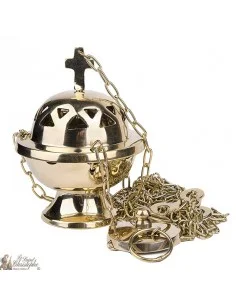 Copper censer with string