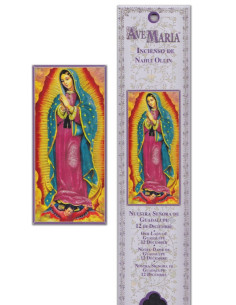 Incense pouch - Our Lady of Guadeloupe - 15 pieces
