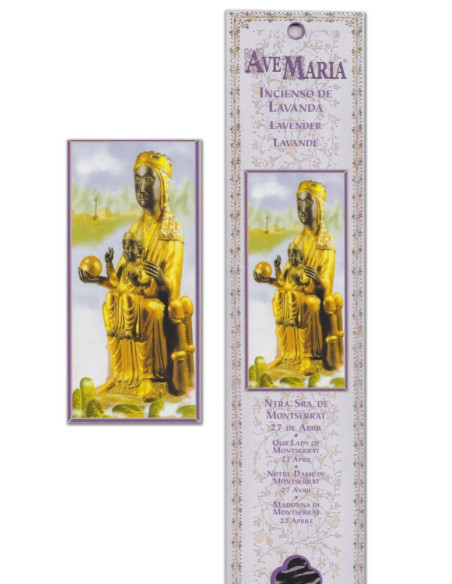 Pochette encens "Notre Dame de Montserrat" - 15 pces - 60gr
