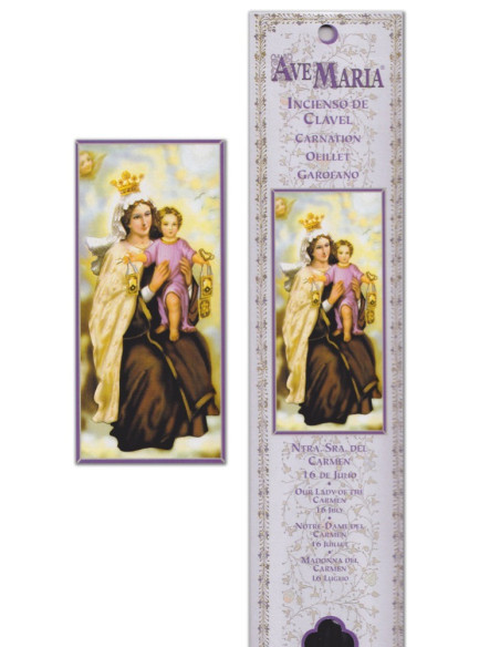 Pochette encens "Notre Dame du Carmel" - 15 pces - 60gr