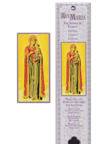 Pochette encens "Notre Dame du Perpétuel Secours" - 15 pces - 60gr