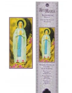 Bolsa de incienso - Virgen de Lourdes - 15 piezas
