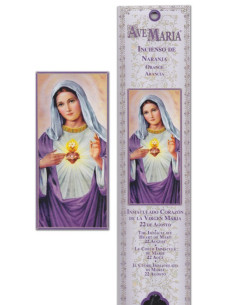 Incense pouch - Sacred Heart of Mary - 15 pieces